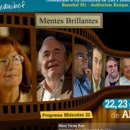 Investigadores CMM en ciclo de cine Feria del Libro Beauchef 2015: Mentes Brillantes