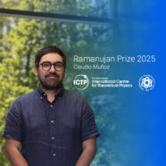 Prof. Claudio Muñoz Cerón receives the 2025 Ramanujan Prize for his contributions to dispersive differential equations