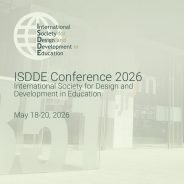 ISDDE 2026 Conference of the International Society for Design and Development in Education
